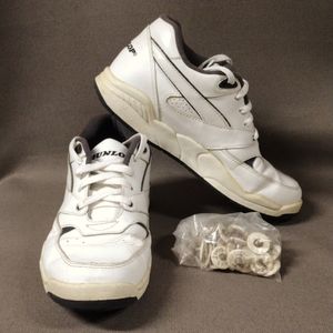 90's DUNLOP leather golf shoes 9